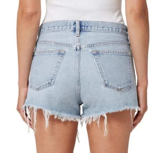 Agolde Parker Distressed Shorts in Rapture Style #A9032-1206 - Picture 4 of 8